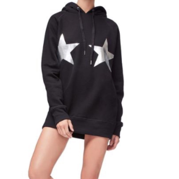 Good American Tops - Good American Stars and Stripes black hoodie